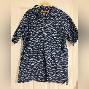 Men’s Tori Richard Marine Shirt - Large